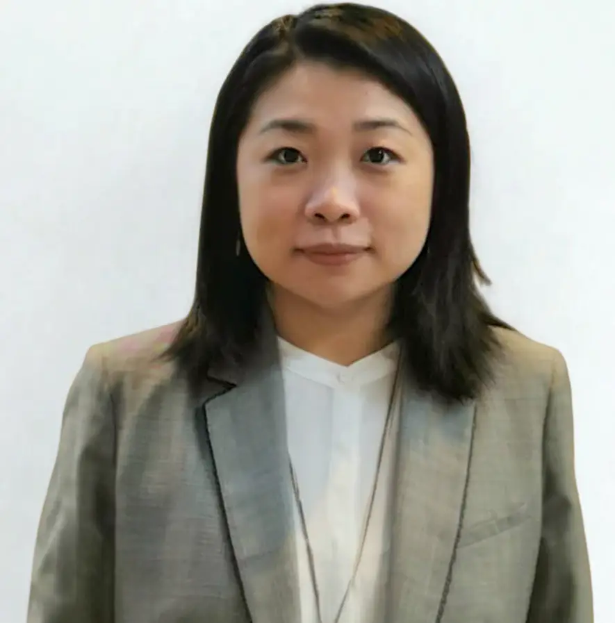 Professional portrait of Huan Wang Dirrenberger, founder of VTK Global Supply.